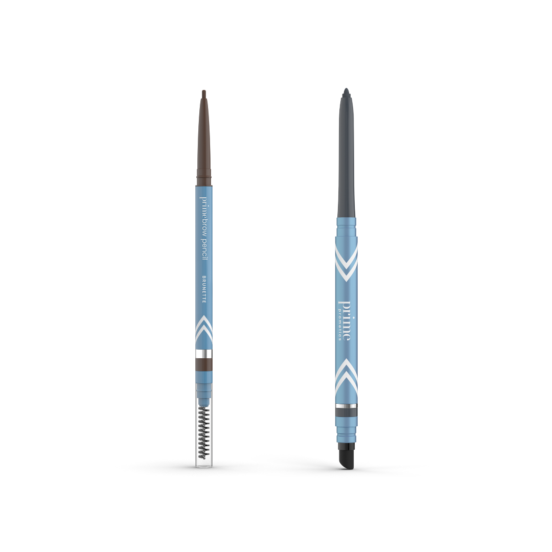PrimeBrow Pencil + PrimeEyes Glide Eyeliner