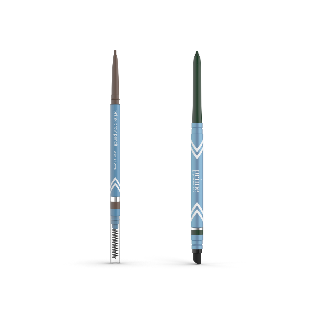 PrimeBrow Pencil + PrimeEyes Glide Eyeliner